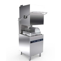 Zmywarka kapturowa z odzyskiem ciepła | kosz 500x500 mm | 3 cykle mycia | 820x750x2012 mm | 8,7 kW | RESTO QUALITY RQ102B-HR