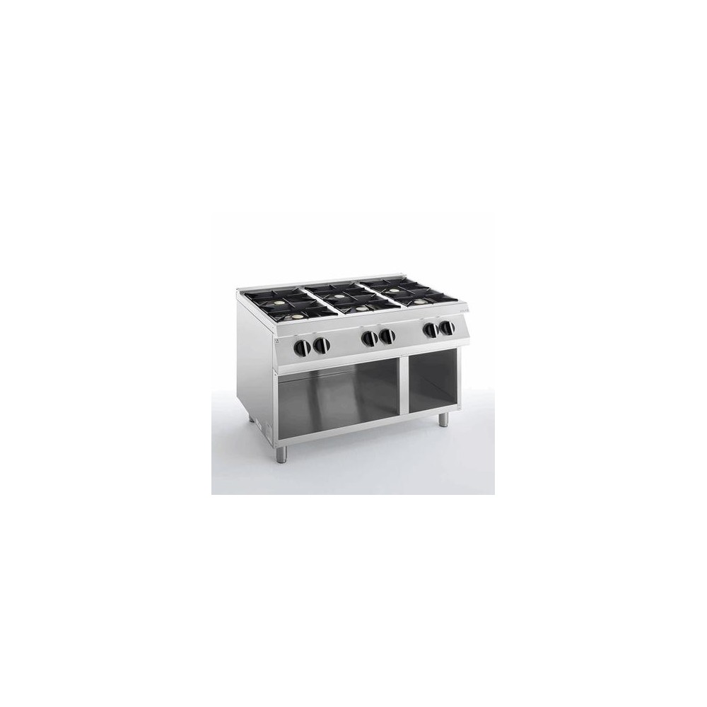Kuchnia gazowa 6 palnikowa, 1200x730x900, SILKO NECG76G