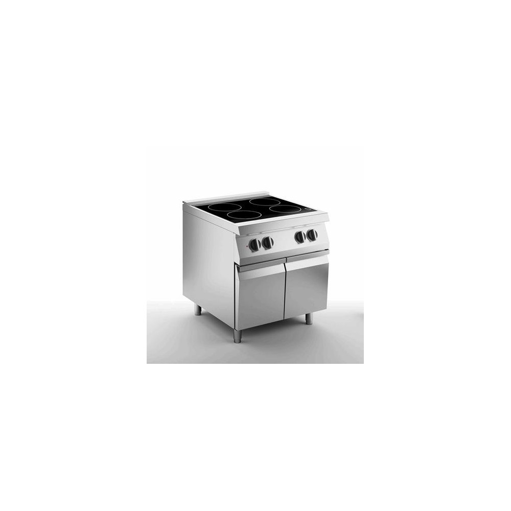Kuchnia elektryczna ceramiczna 4 strefowa, 800x730x900, SILKO NECV74A
