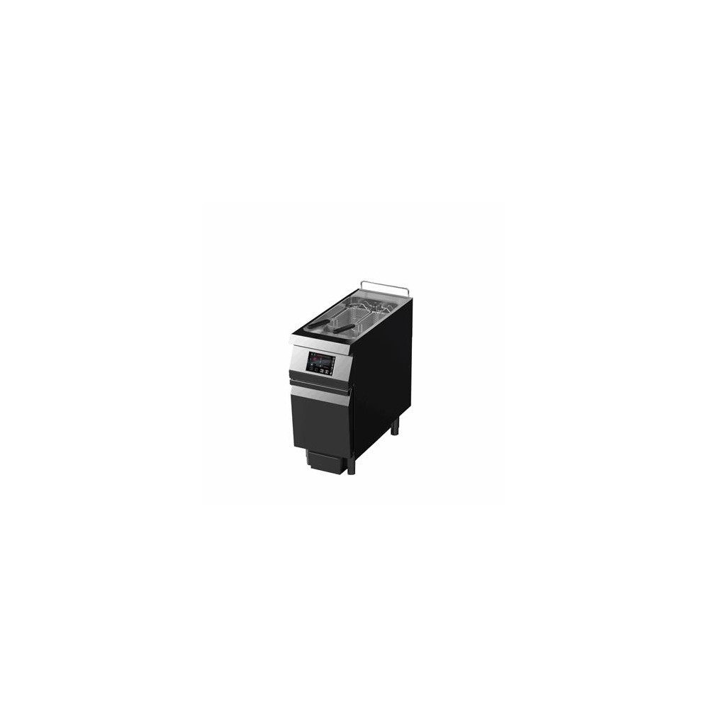 Frytownica elektryczna, 22 litrowa, wysoko wydajna, sterowanie elektroniczne z filtrem oleju, 400x900x900, SILKO NEFEP9122F