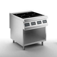 Kuchnia elektryczna ceramiczna, 4 polowa, 800x900x900, SILKO NECV94GE
