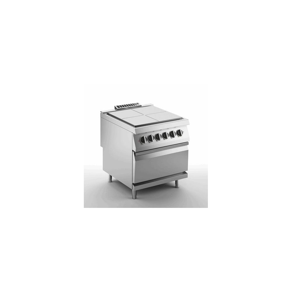 Płyta grzewcza elektryczna, 4 strefowa “Solid top” z piekarnikiem elektrycznym, 800x900x900, SILKO NETE94E