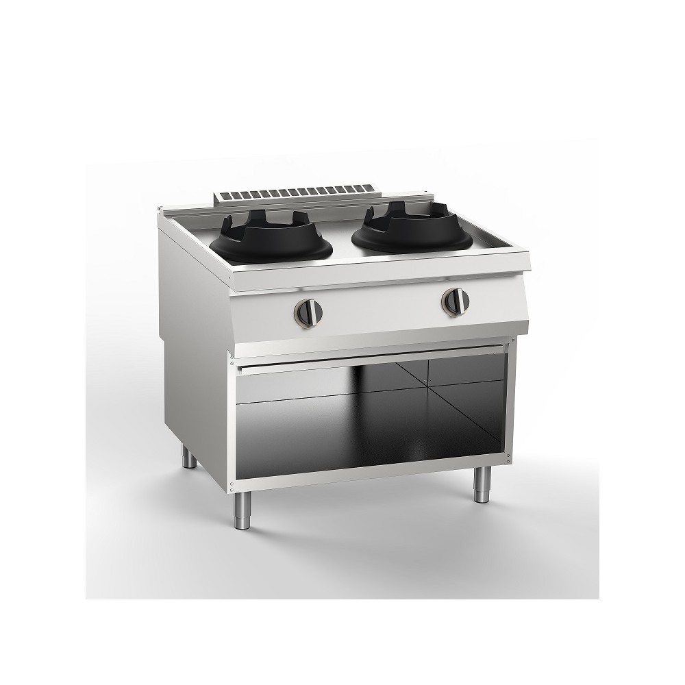 Kuchnia WOK gazowa 2 palnikowa, 1000x900x900, SILKO NEWK95G210