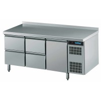 Stół chłodniczy z 1 drzwiami + 4 szufladami 1725x700x850, 1/1 GN Rilling AKT EK731 1601-2/2/1