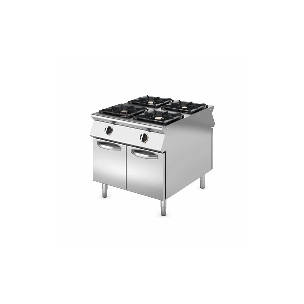 Kuchnia gazowa 4 palnikowa, 900x1100x870, SILKO NECGP4A