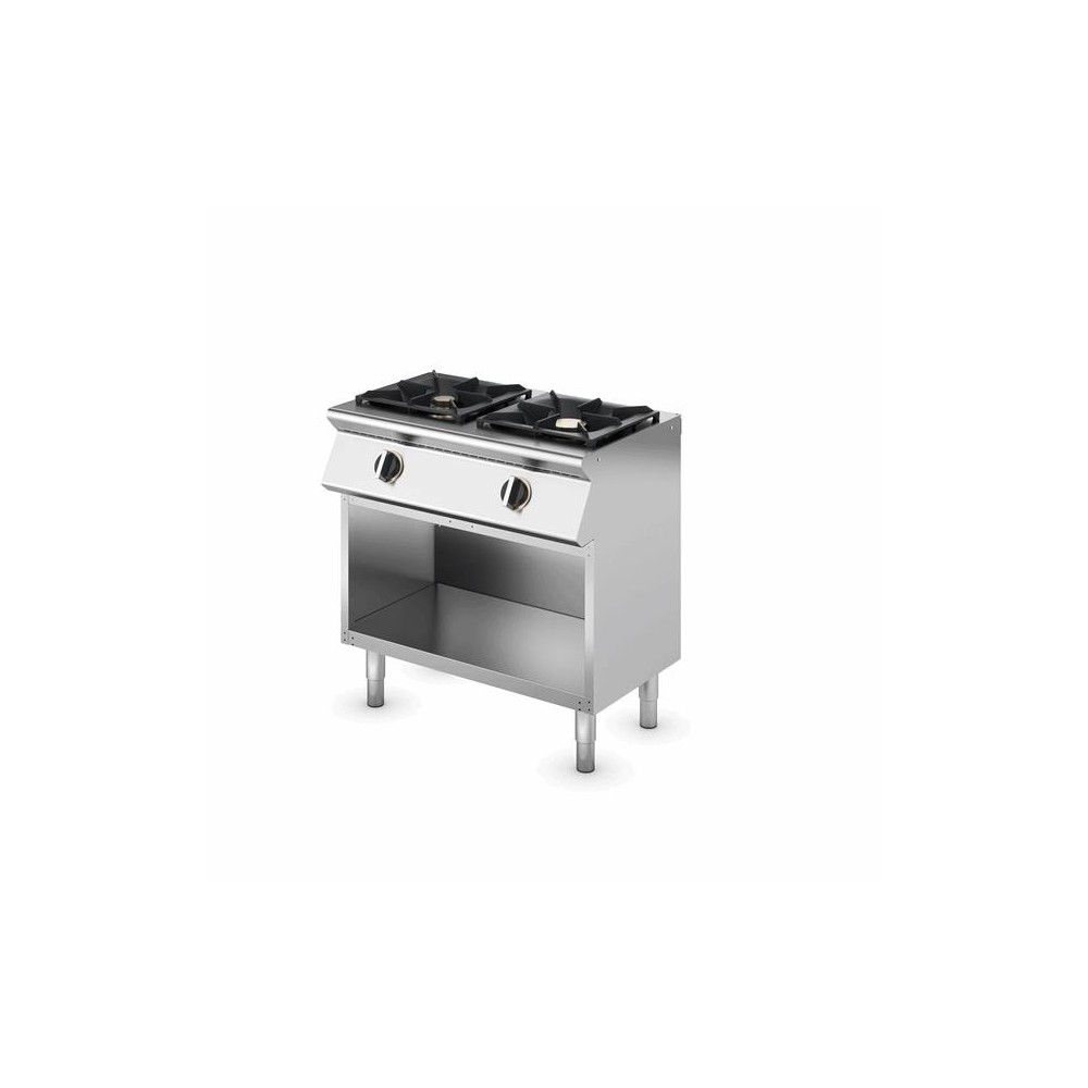 Kuchnia gazowa 2 palnikowa, 900x550x870, SILKO NECGT2G