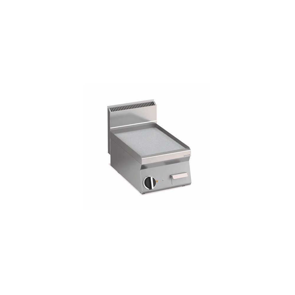 Płyta grillowa elektryczna ryflowana, 400x650x295, SILKO EBE62TRX