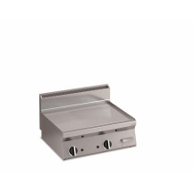 Płyta grillowa gazowa 2/3 gładka + 1/3 ryflowana, 800x650x295, SILKO EBG64TLRX