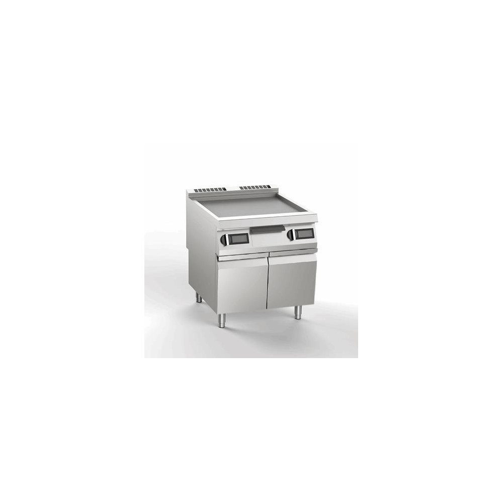 Płyta grillowa elektryczna ryflowana, 800x900x900, SILKO NEBE94AREX