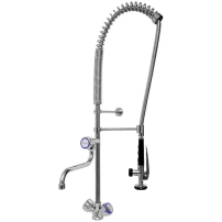 Bateria zlewozmywakowa stojąca - spryskiwacz + wylewka Hydrostop ALFA 1.2