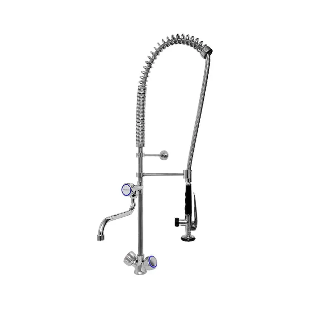 Bateria zlewozmywakowa stojąca - spryskiwacz + wylewka Hydrostop ALFA 1.2