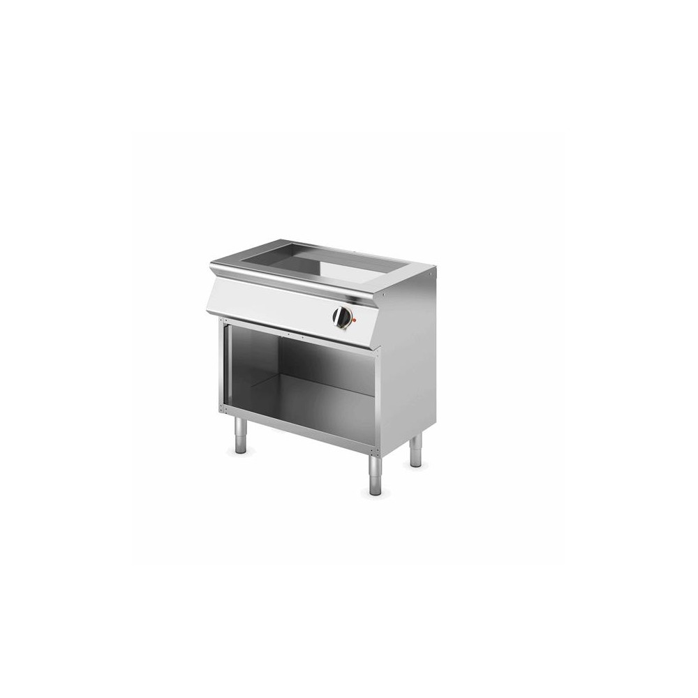 Płyta grillowa elektryczna gładka, szczotkowany chrom, 900x550x870, SILKO NEBET4GLL