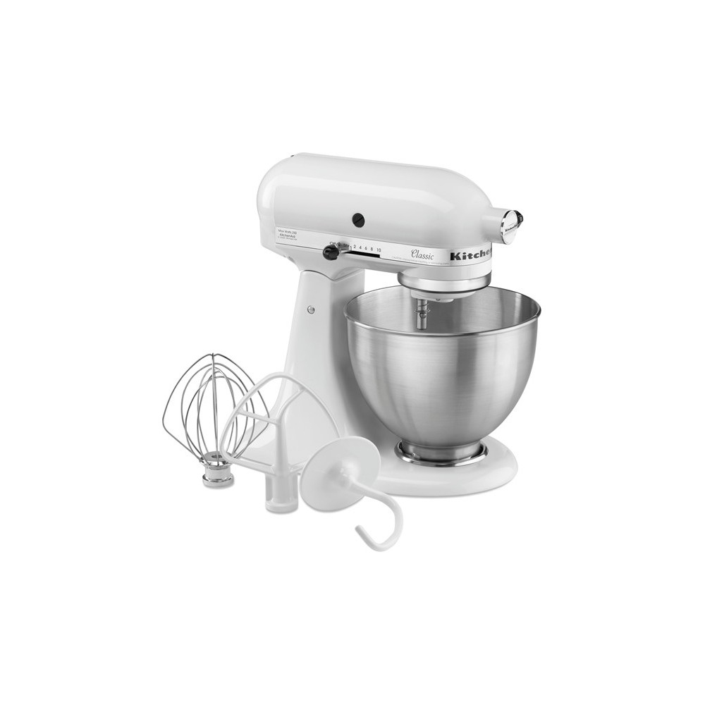 KitchenAid 5K45SSEWH, biały, 4,28L, Bartscher A150097