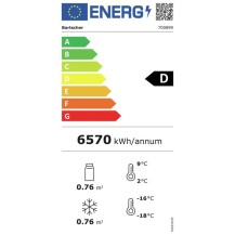Lodówko-zamrażarka 820L, Bartscher 700899