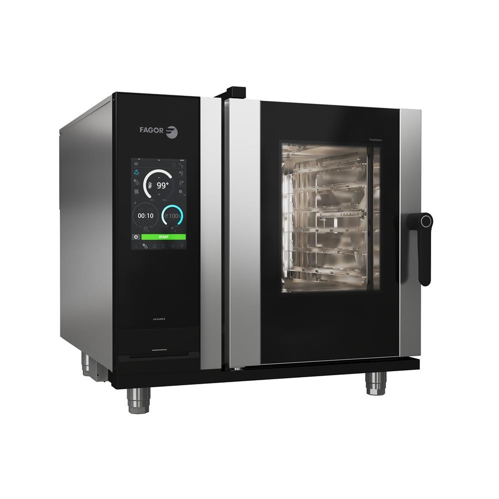 Piec konwekcyjno - parowy gazowy ADVANCE PureSteam 6GN-1/1 895x988x846, Fagor professional APW-061-G R SW K