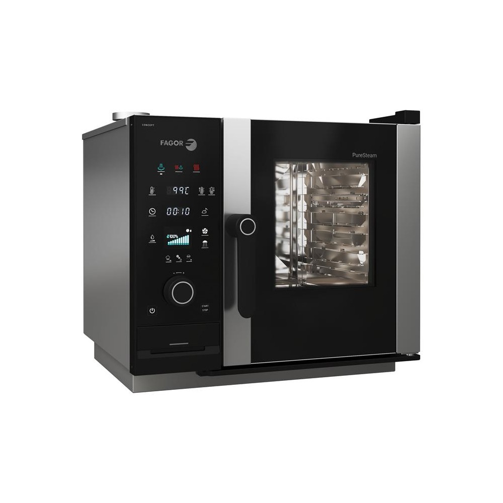 Piec konwekcyjno-parowy elektryczny CONCEPT Pure Steam 6GN-2/3 660x630x570, Fagor professional CP-0623-E R