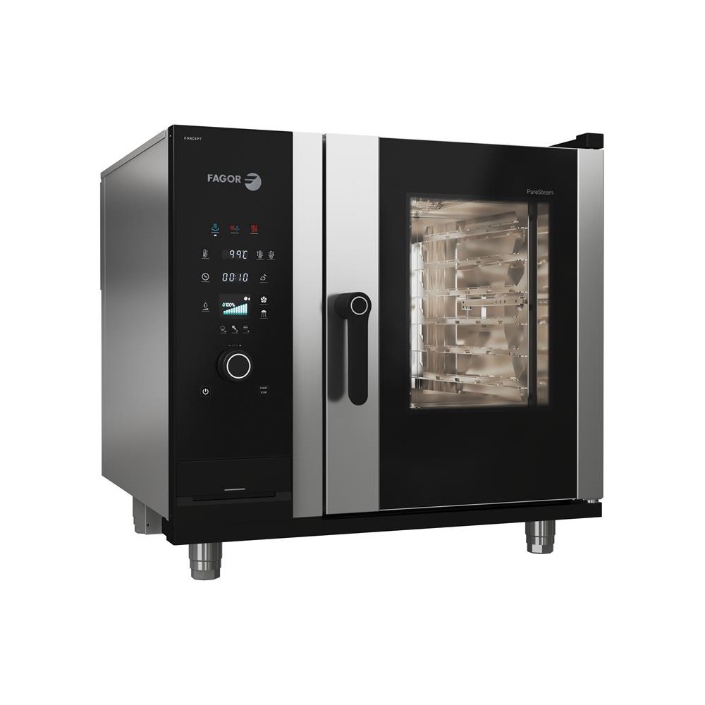 Piec konwekcyjno-parowy gazowy CONCEPT Pure Steam 6GN-1/1 895x988x846, Fagor professional CPW-061-G R SW
