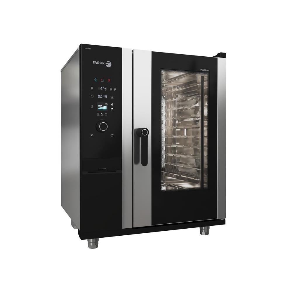 Piec konwekcyjno-parowy elektryczny CONCEPT Pure Steam 10GN-1/1 895x883x1117, Fagor professional CP-101-E R S