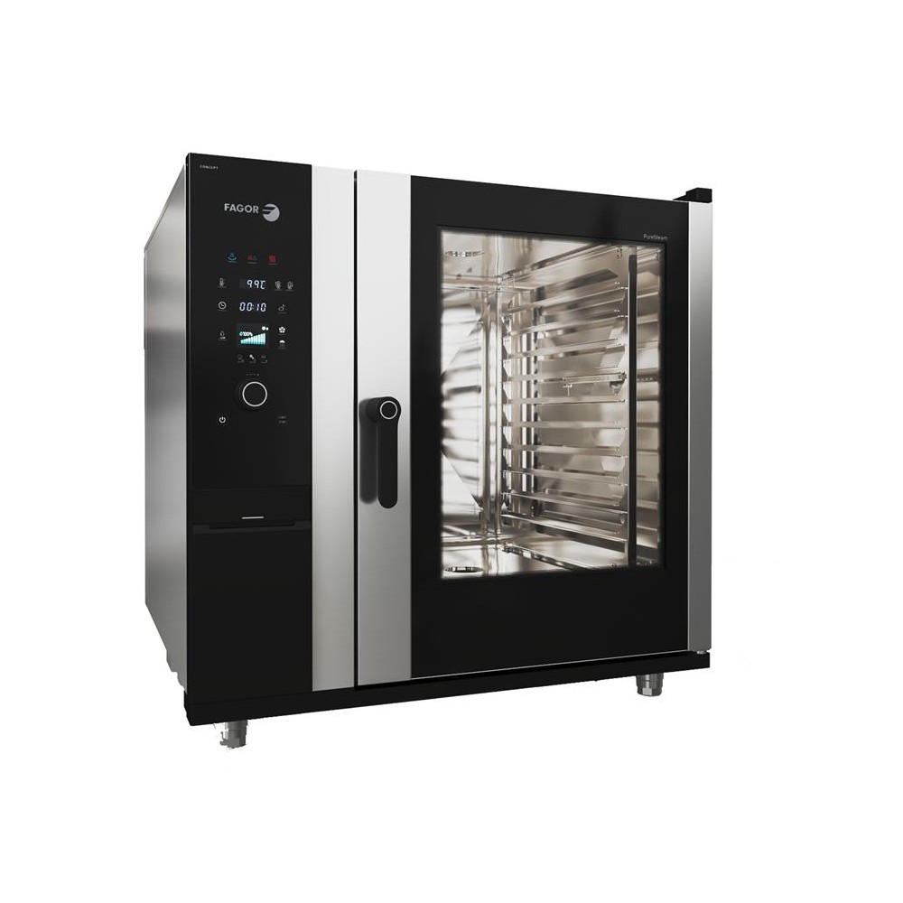 Piec konwekcyjno-parowy elektryczny CONCEPT Pure Steam 10GN-2/1 1134x1134x1117, Fagor professional CP-102-E R S