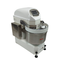 Mikser spiralny z płynną regulacją obrotów od 70 do 300, 2 silnikowy z biegiem wstecznym, pojemność dzieży 81l, 590x1000x1100, S