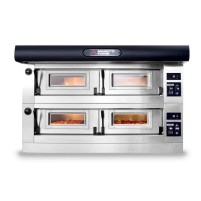 Elektryczny piec dwukomorowy P120 A z okapem i bazą MFP120AD, Moretti Forni MFP120AD