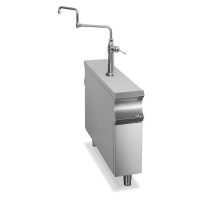 Element neutralny na szafce 225x1100x850 z kolumną wodną Domina 1100 Wariant podstawowy, MBM NA211W