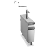 Element neutralny na szafce 225x1100x850 z kolumną wodną Domina 1100 Wariant podstawowy, MBM NA211W