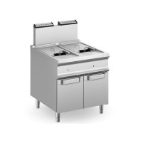Frytownica gazowa 18l + 18l na szafce linia Domina Pro 900 Wariant podstawowy, MBM FRG98A