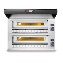 Gazowy piec dwukomorowy P150 z okapem i bazą Wariant podstawowy, Moretti Forni MFP150GCPC2