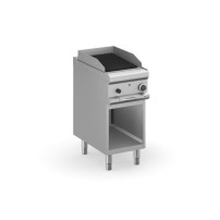 Grill lawowy gazowy pojedynczy z rusztem żeliwnym na podstawie z 3 stron zamkniętej linia DominaPro 700 Wariant podstawowy, MBM 