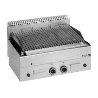 Grill z lawą wulkaniczną do ryb 800x600, Minima 600 Wariant podstawowy, MBM GPL86P
