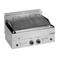 Grill z lawą wulkaniczną do ryb 800x600, Minima 600 Wariant podstawowy, MBM GPL86P