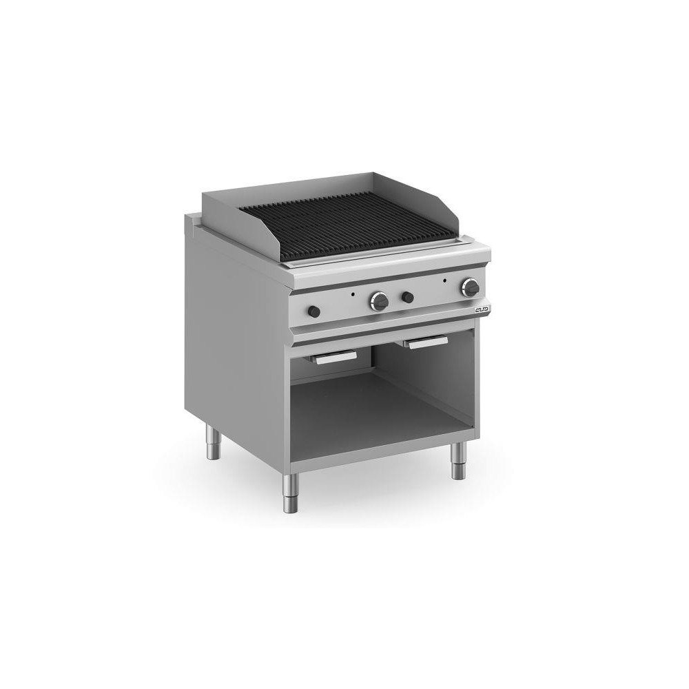 Grill z lawą wulkaniczną gazowy podwójny linia Magistra Plus 900 Wariant podstawowy, MBM MPLG98A