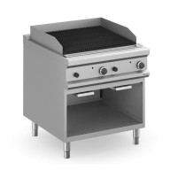 Grill z lawą wulkaniczną gazowy podwójny linia Magistra Plus 900 Wariant podstawowy, MBM MPLG98A