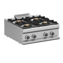 Kuchnia gazowa 4-palnikowa nastawna, linia DominaPro 700 Wariant podstawowy, MBM FB77TXL