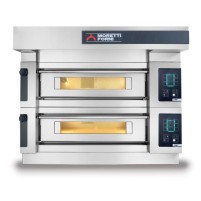 Piec dwukomorowy S105 z okapem i bazą Wariant podstawowy, Moretti Forni MFS105D