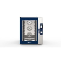 Piec konwekcyjno - parowy Nano Max 12 x GN 1/1 z ekranem dotykowym, systemem myjącym i sondą Wariant podstawowy, Hendi 219027