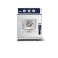 Piec konwekcyjno-parowy Grafen Compact 6x GN 1/1 - elektryczny, sterowanie manualne Wariant podstawowy, Hendi 223185