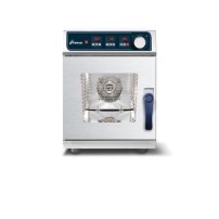 Piec konwekcyjno-parowy Grafen Compact 6x GN1/1 – elektryczny, sterowanie elektroniczne, z sondą i systemem myjącym Wariant pods