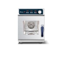 Piec konwekcyjno-parowy Grafen Compact 6x GN1/1 – elektryczny, sterowanie elektroniczne, z sondą i systemem myjącym Wariant pods