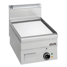 Płyta grillowa elektryczna, stołowa 400x600 - gładka, chromowana, Minima 600 Wariant podstawowy, MBM EFT46LC