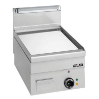 Płyta grillowa elektryczna, stołowa 400x600 - gładka, chromowana, Minima 600 Wariant podstawowy, MBM EFT46LC