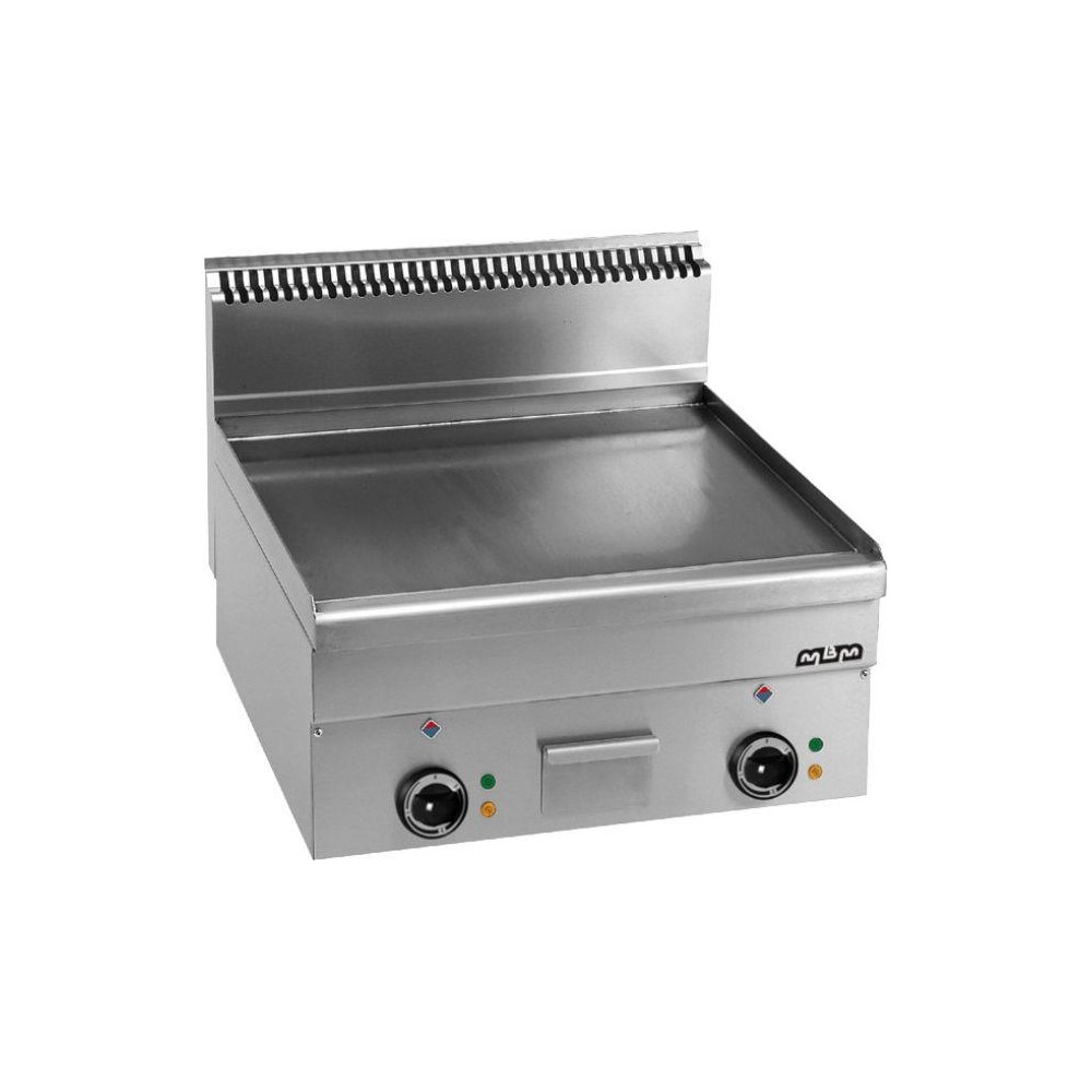 Płyta grillowa elektryczna, stołowa 600x600 - gładka, Minima 600 Wariant podstawowy, MBM EFT66L