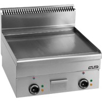 Płyta grillowa elektryczna, stołowa 600x600 - gładka, Minima 600 Wariant podstawowy, MBM EFT66L