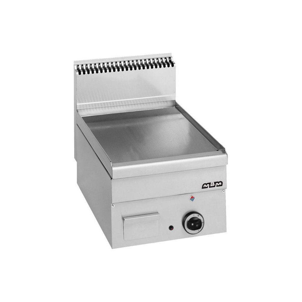 Płyta grillowa gazowa, stołowa 400x600 - gładka, Minima 600 Wariant podstawowy, MBM GFT46L