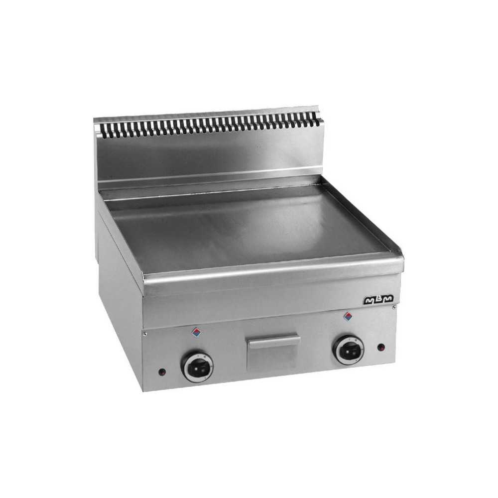Płyta grillowa gazowa, stołowa 600x600 - gładka, Minima 600 Wariant podstawowy, MBM GFT66L