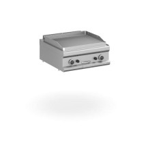 Płyta grillowa gazowa, stołowa 700x700 - ryflowana, Magistra Plus 700 Wariant podstawowy, MBM MFTG77TR