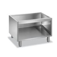 Podstawa z trzech stron zamknięta pod urządzenia stołowe linii MINIMA 600, wym.: 800x510x(H)580 mm 800mm, MBM NSA86
