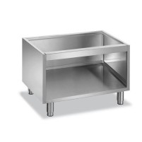 Podstawa z trzech stron zamknięta pod urządzenia stołowe linii MINIMA 600, wym.: 800x510x(H)580 mm 800mm, MBM NSA86