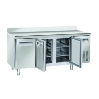 Stół mroźniczy Coolhead 3 drzwiowy, 700mm, z rantem 100mm Wariant podstawowy, CoolHead QN 3200